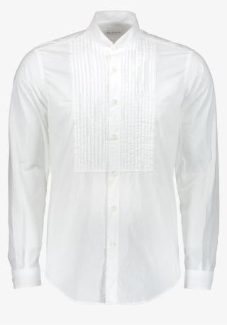 Long Sleeve Tuxedo Shirt White - Sleeve
