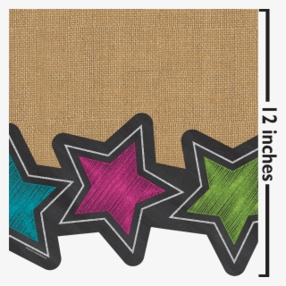 Tcr8983 Chalkboard Burlap Big Big Border Image - Linon Home Décor Products, Inc.