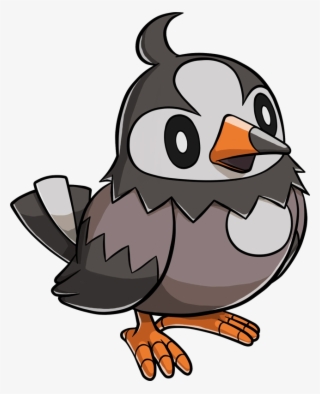Pokemon Shiny-starly Is A Fictional Character Of Humans - Starly Png