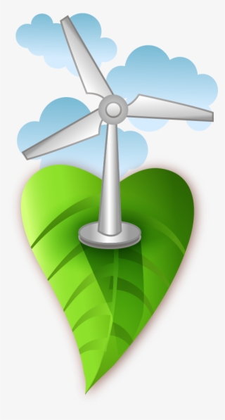 Wind Energy Is Part Of The Solution - Eolica Con Fondo Transparente