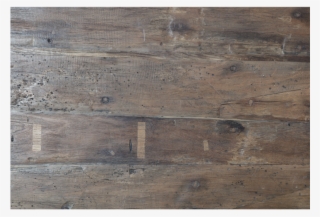 French Metal Base Dining Table - Plank