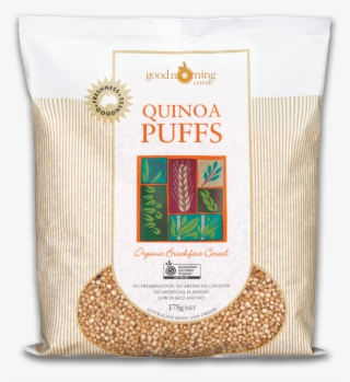 Quinoa Puffs - Good Morning Cereals Organic Quinoa Puffs 175g