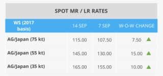 The Asian Lr Market Continued To Build On Last Week's - Process Improvement Planning Template