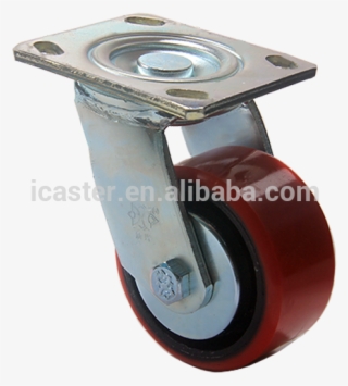 Heavy Duty 4 Inch Pu Swivel Caster Steel Plate Rigid - Tape Measure