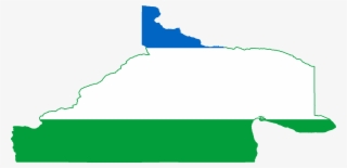 Flag Map Of Río Negro - Rio Negro Flag Map