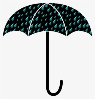 Umbrella Drawing Silhouette Clothing Document - Clip Art Image Of Umbrella