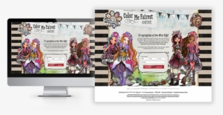 Ever After High Ran A Coloring Contest With The Chance