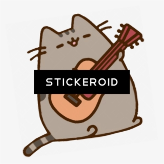 Стикер Pusheen - Duke Nukem Forever Box Art