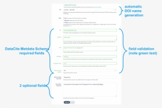 The New Doi Registration Form In Datacite Doi Fabrica - Comprovativo De Titularidade De Conta