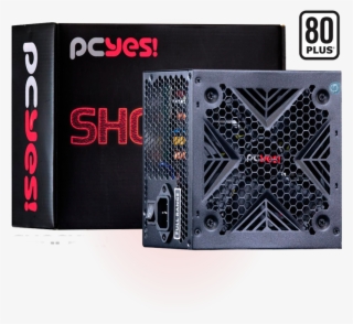 Fonte - Fonte Pcyes Shocker 500w 80 Plus White Pfc Ativo Atx