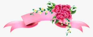 Ribbon Vector Png Download - Pink Ribbon Banner Png