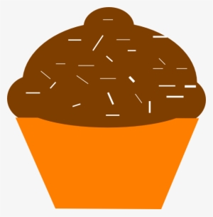 Dbv Easterblisselement - Orange Cupcake Clipart