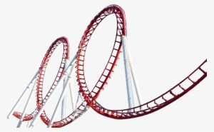 Red And White Roller Coaster