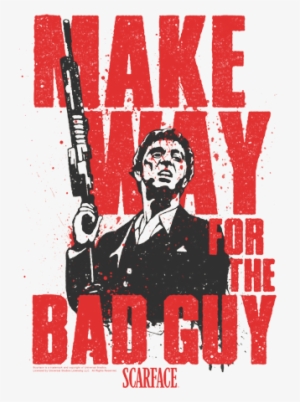 Scarface Make Way Juniors T-shirt - Poster