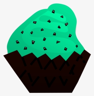 Cute - Cupcakes - Clipart - Chocolate Mint Clipart