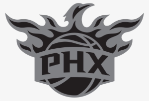 Phoenix Suns Black Logo