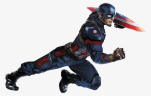 Civil War Cap 3 Char Art - Captain America Civil War Png
