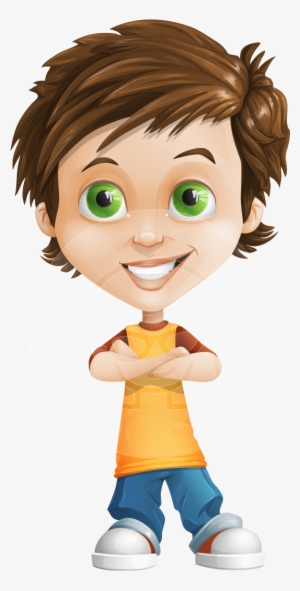 Vector Little Boy Character - Boy Cartoon Characters