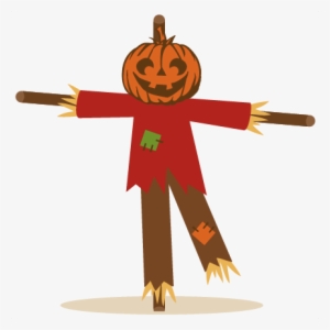 Jack O Lantern Scarecrow Svg Scrapbook Cut File Cute - Scarecrow Clipart Png
