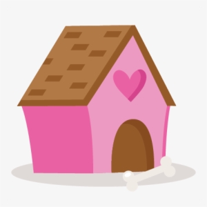 Vector Black And White Download Cilpart Smart Inspiration - Pink Dog House Clipart