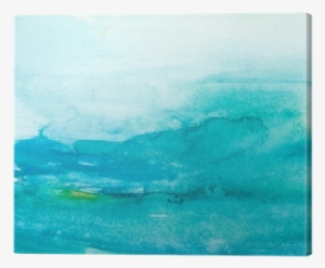 Color Strokes Watercolor Painting Art Canvas Print