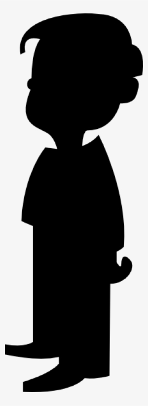 Silhouette Of A Boy Clip Art Free Vector 4vector - Silhouette Of A Boy