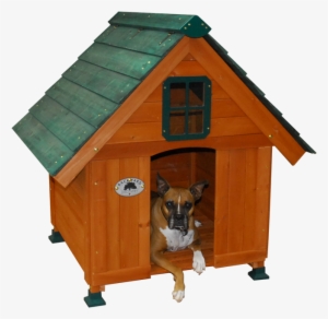 Backyard Discovery's Deluxe Wooden Dog Houses Are A - House