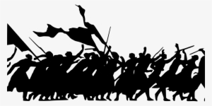 Picture Free Revolution Group Silhouette Pencil - War Clipart Png
