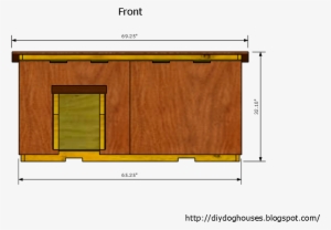 Dog House Plans Detailed Instruction Insulated Dog - Dog