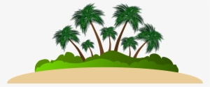 Island Silhouette Clipart
