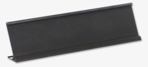 Nameplate Desk Holder, Black - Brique Refractaire Noire