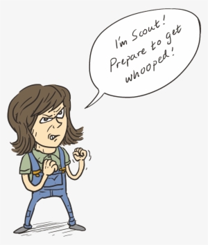 Jean Louise Finch - Scout To Kill A Mockingbird Drawing