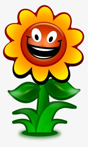 Cartoon Flower, Game Character Clipart Freeuse Download - Sunflower Cartoon