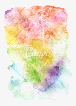Watercolor Blob Of Colors - Watercolour Easy Inspiration
