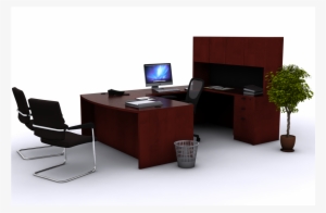 Office Desks And Furniture - Transparent Office Desk Png