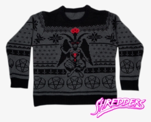 Christmas Baphomet Sweater - Satanic Holiday Sweater