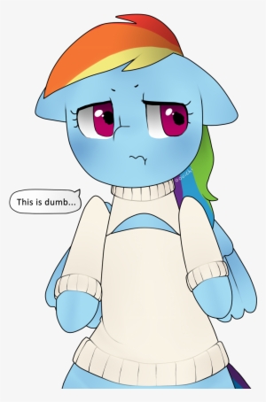 Rainbow Clipart Sweater - Rainbow Dash's Sweater