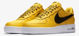 Love For The - Nike Air Force 1 Yellow And Black