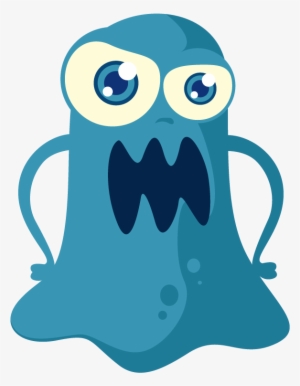 Monster Cartoon Png Jpg Black And White Library - Monsters Illustration Flat Png