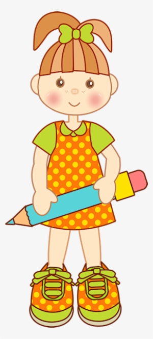 El Rincon De Mis Imagenes - Niña Con Lapiz Png