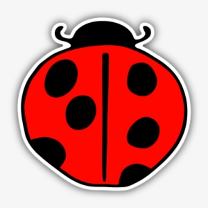 Ladybug Mini Sticker - Drawing