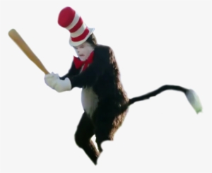 Cat In The Hat Bat Png Clip Library Library - Mike Myers Cat In The Hat Bat
