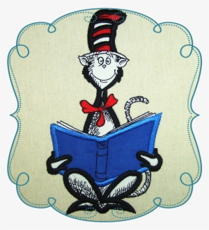 Cat In The Hat Book Clip Art - Embroidery