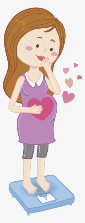 Pregnancy Drawing Woman Dessin Animxe9 Fetus - Mujer Embarazada Dibujo Animado