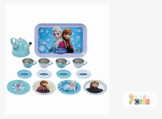 Smoby Frozen Tin Tea Set, Multi Color