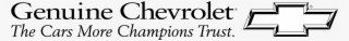 Chevrolet Genuine Logo Png Transparent - Chevrolet
