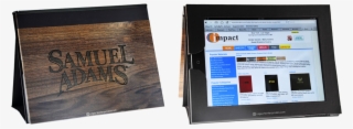 Wood Menu, Samuel Adams - Tablet Computer