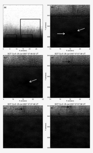 Frame A Is From Video 1a, Showing Ca Ii Spicules At - Monochrome
