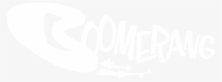Boomerang Logo Black And White - Playstation White Logo Png