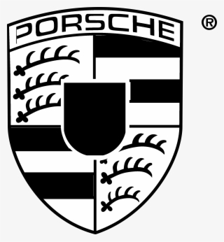 Porsche Logo Black And White - Porsche Logo